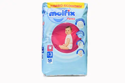 Molfix Pants (3) Midi 58 Pcs