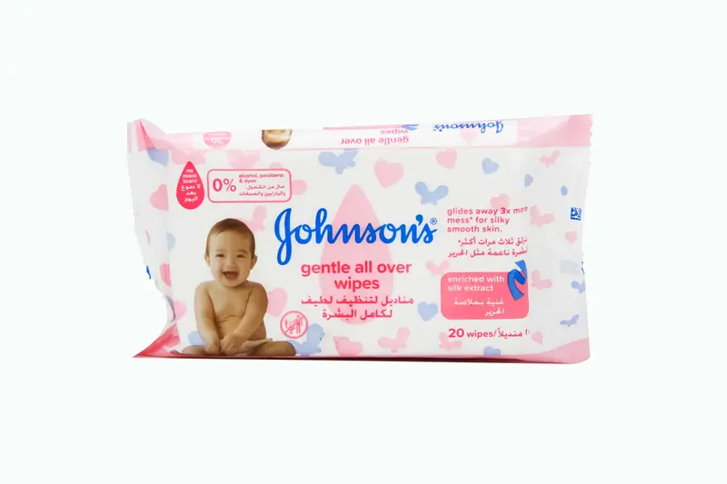 J&J Baby Gentle All Over 20 Wipes