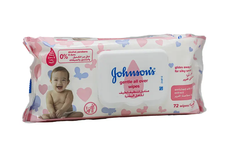 J&J Baby Gentle All Over 72 Wipes