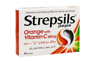 Strepsils Orange+Vit C 24 Lozenge