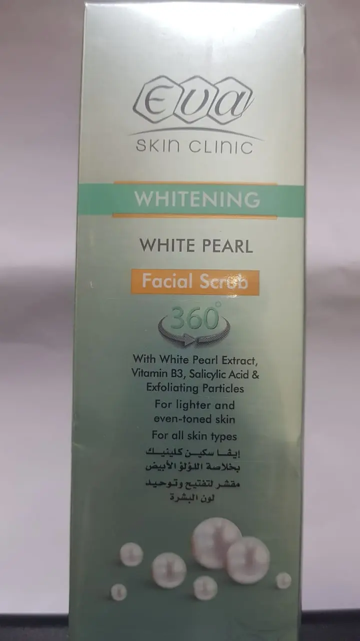 Eva White Pearl Facial Scrub 100 Ml