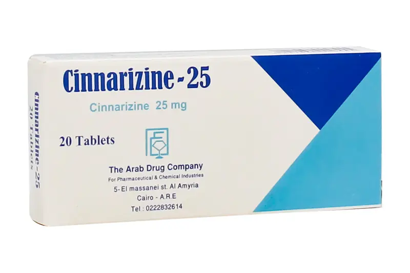 سيناريزين 25 مجم 20 قرص ~