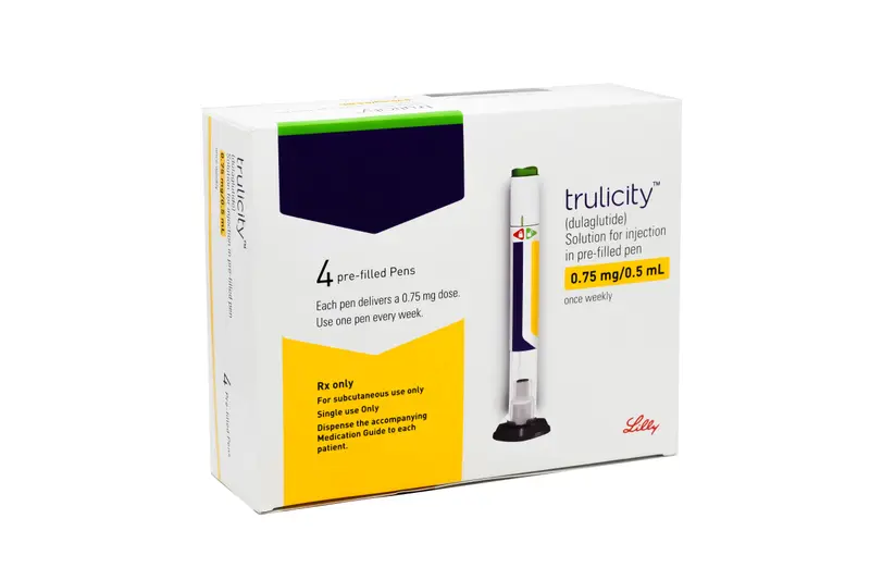 Trulicity 0.75 مجم / 0.5 مل 4 قلم معبأ مسبقًا
