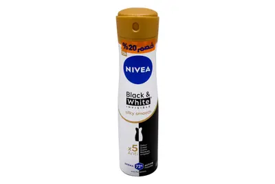 Nivea B&W Silky Smooth F/W Spray 150 Ml 20% Off