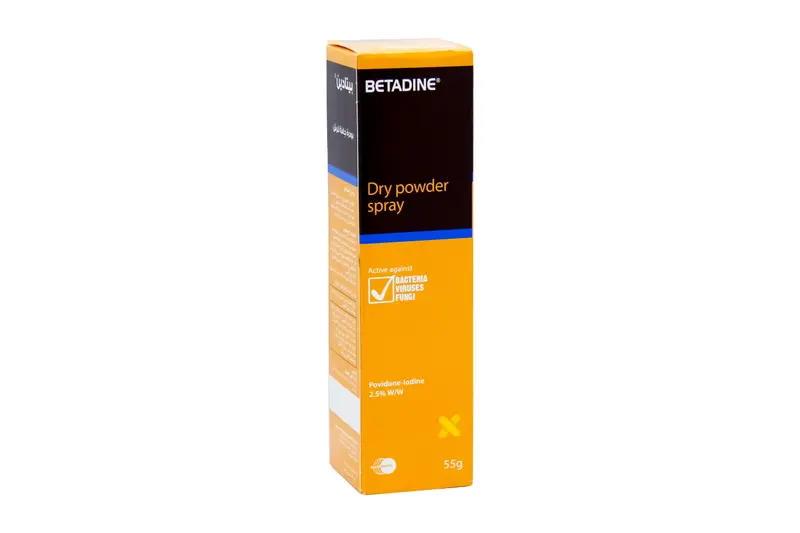 Betadine Dry Powder Spray 55 Gm