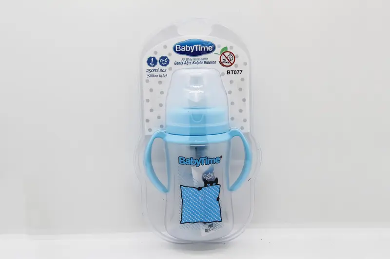 Baby Time Bt 077 Neck Handle Bottle 0-6 N.1 250 Ml