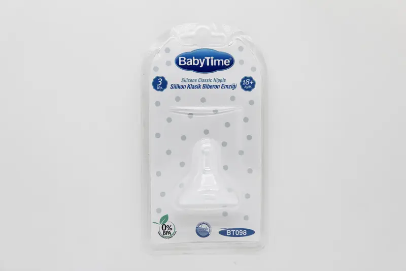 Baby Time Bt 098 Silicone Nipple 18+ No.3