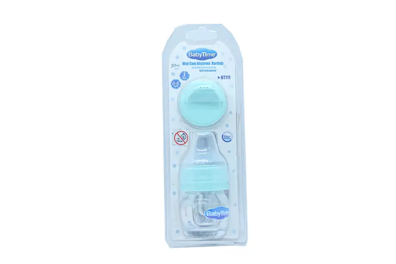 Baby Time BT 111 زجاجة صغيرة زجاج 30 مل 0-6 رقم 1