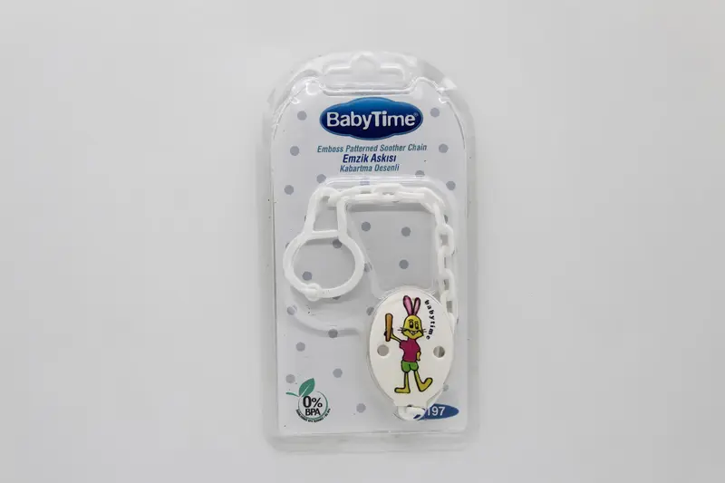 Baby Time BT197 مشابك منقوشة مشطوفة