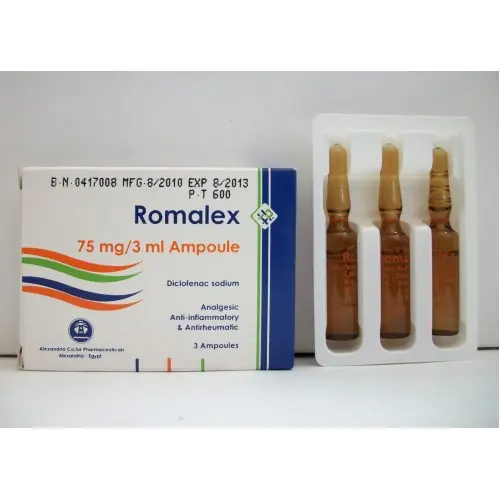 Romalex 75 Mg 3 Ml 3 Amp