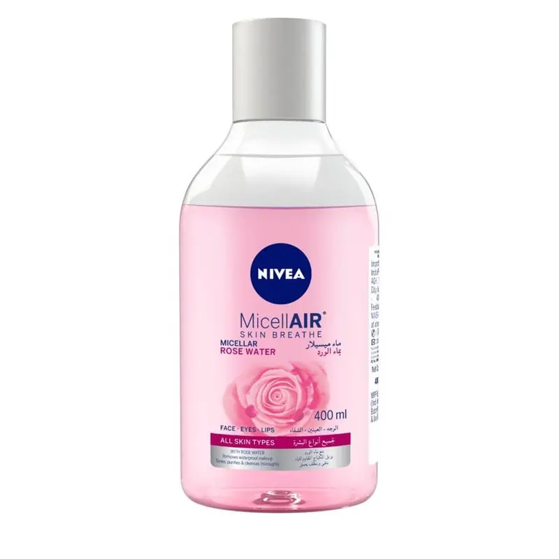 Nivea Face & Eyes Lips Micellar Rose Water 400 Ml