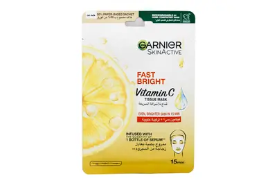 Garnier Skin Fast Bright Tissue Face Mask 28 Gm