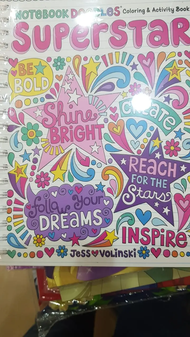 Super Star Note Book Doodles