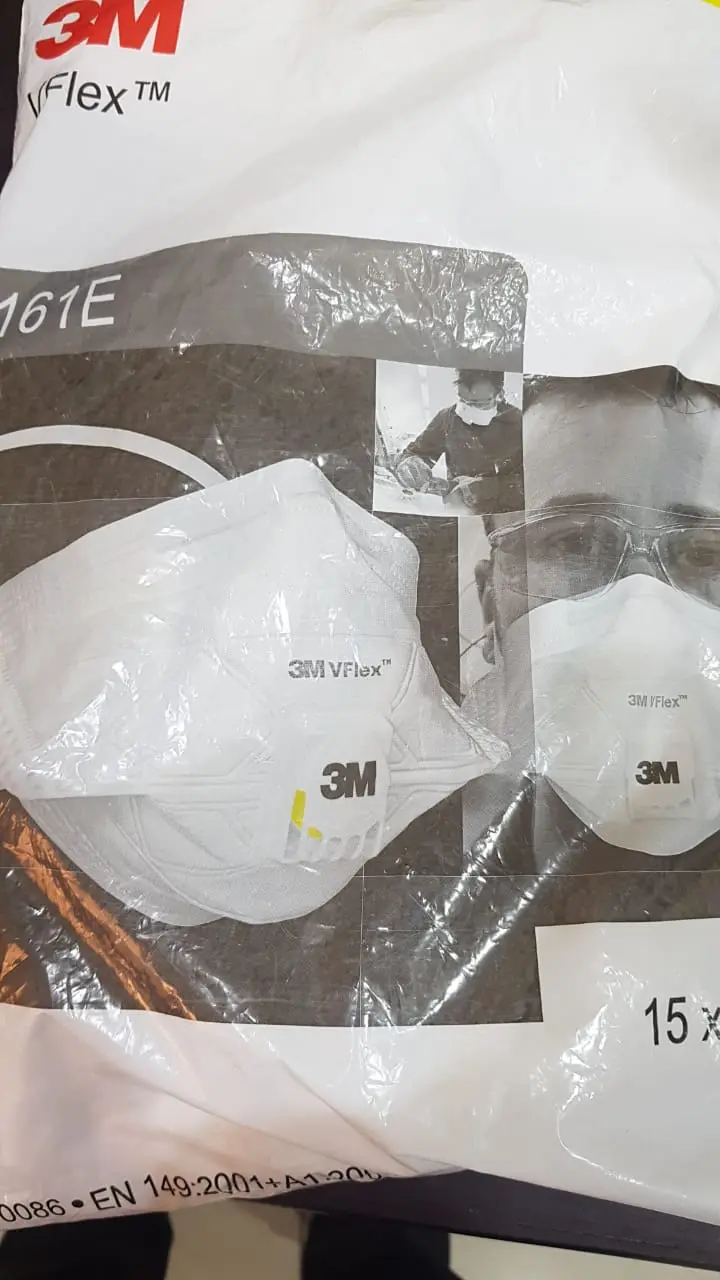 DISPOSABLE MASK 3M VFlex 9161E EXTERNAL FILTER