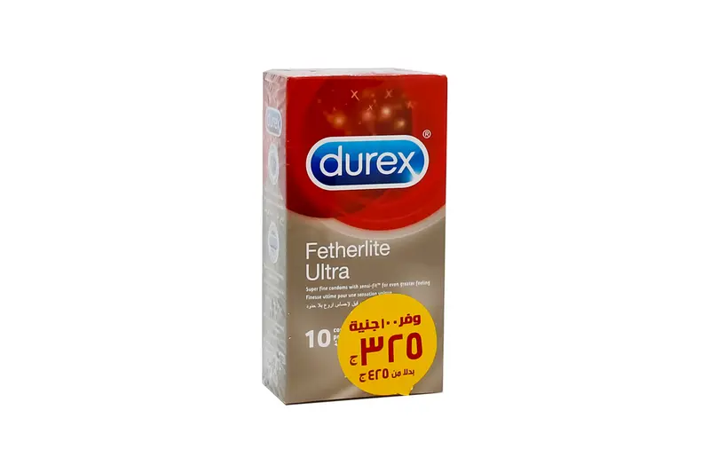 Durex Fetherlite Ultra 10 Condoms Off