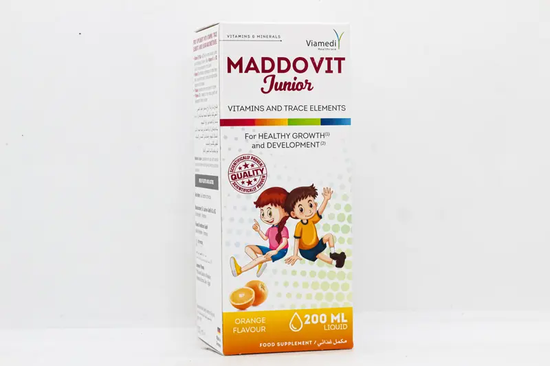 Maddovit Junior (Orange) Syrup 200 Ml