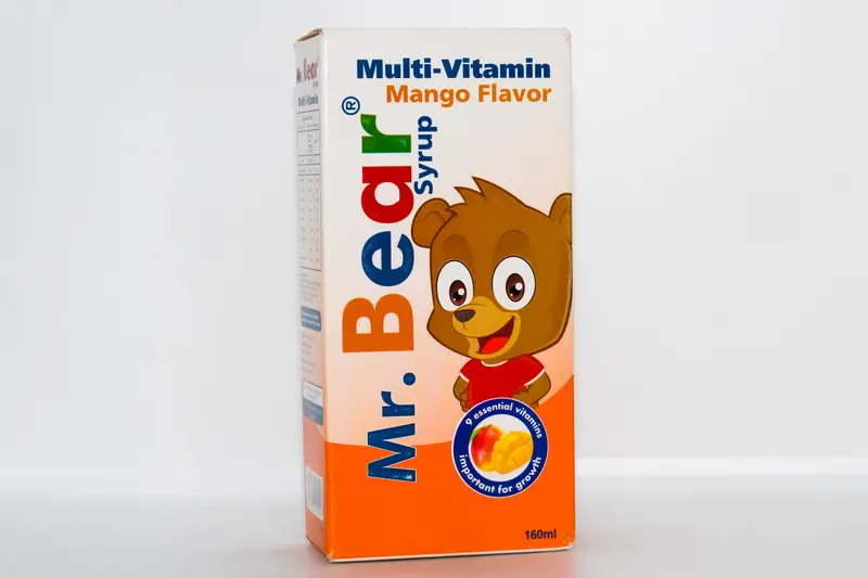 Mr.Bear Mango Flavor Multi Vitamin Syrup 160 Ml