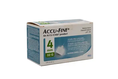 Accu-Fine 4 Mm 100 Insulin Pen Needles
