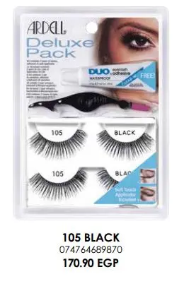 Ardell105 Deluxe Pack Black Wispies - 689870