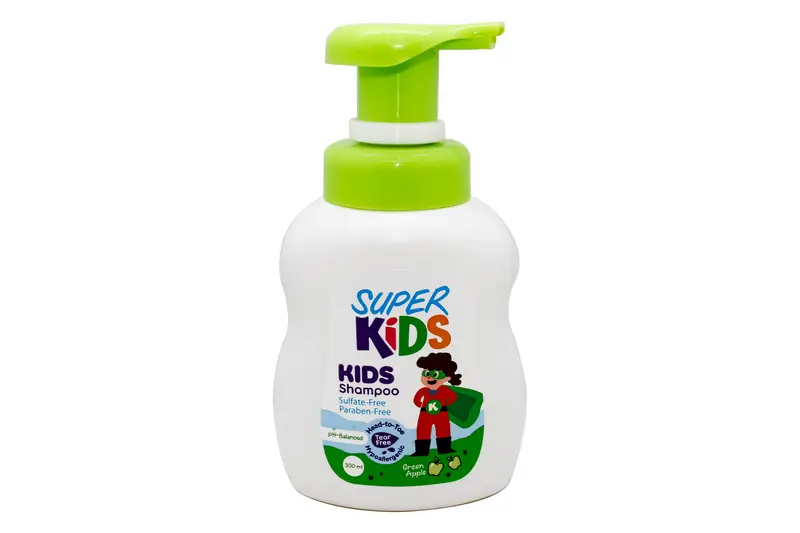 Super Kids Green Apple Sh 300Ml
