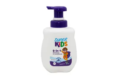 Super Kids 2 In 1 Bluberry  Sh & Cond 500Ml