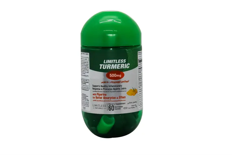 Limitless Turmeric 500 Mg 60 Cap