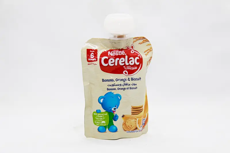 Cerelac Puree Banana & Orange & Biscuit 90 Gm