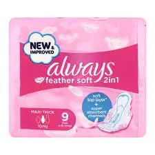 Always Feather Soft 2 IN1 Maxi  Long 9Pads 10% OFF