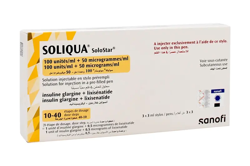 Soliqua Solostar 100 Units/50 Mcg 3 Pen