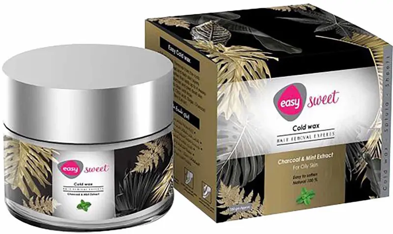 Easy Sweet Characoal & Mint Cold Wax 200 Gm