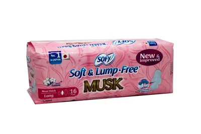 Sofy Wings Maxi Thick Long 16 Pad Musk