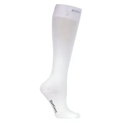 White Cotton Elastic Stockings ( L )