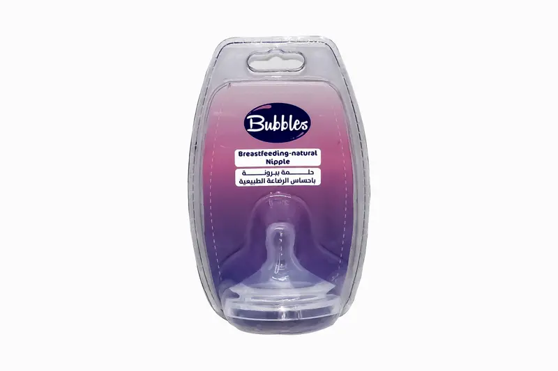 Bubbles Nipple Natural 12 Month
