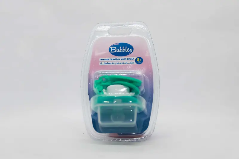 Bubbles Pacifier Teat With Chain