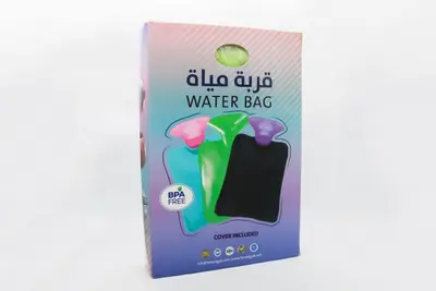 Bubbles Hot Water Bottle With Fur (1 Litre)