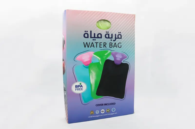 Bubbles Hot Water Bottle With Fur (1 Litre)