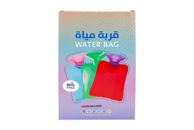 Bubbles Hot Water Bottle With Fur (2 Litre)