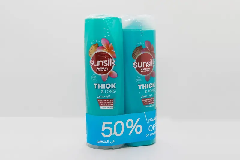 Sunsilk Thick & Long (Sh + Cond) 350 Ml (50%) Off