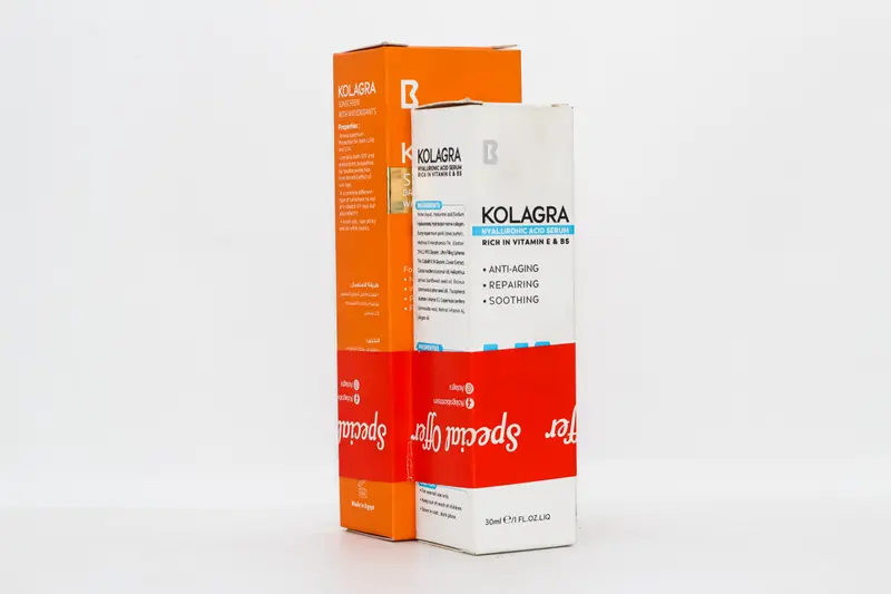 عرض Kolagra HA Serum + Sun Screen Gel