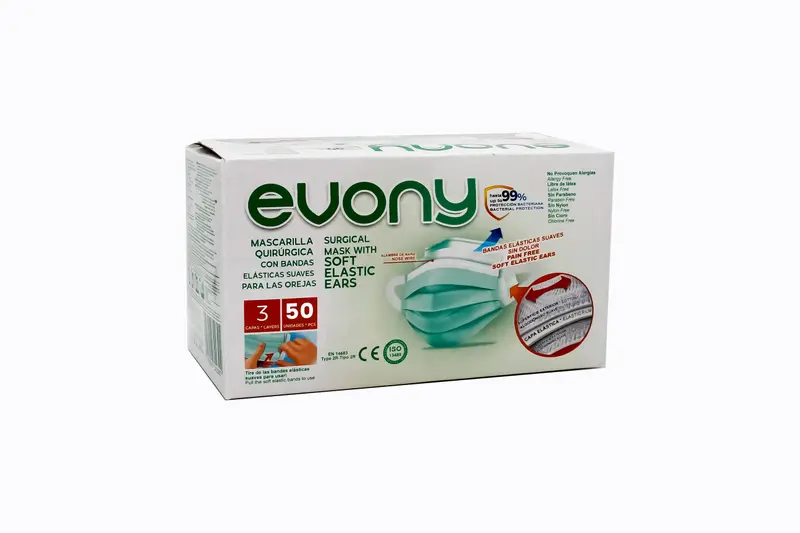 Evony Face Mask 3 Layers One Piece