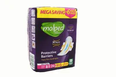 Molped Maxi Long Total Protect 24 Pads