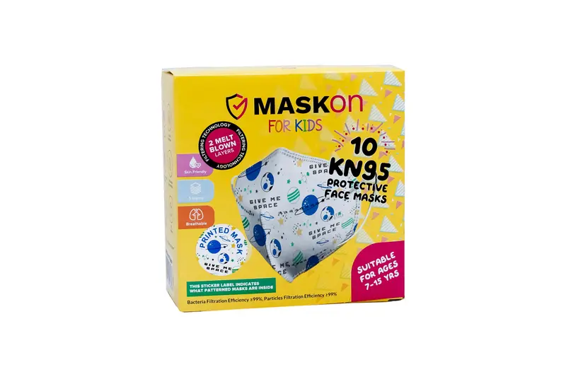Disposable Dust & Filter Mask Kn 95 Kids