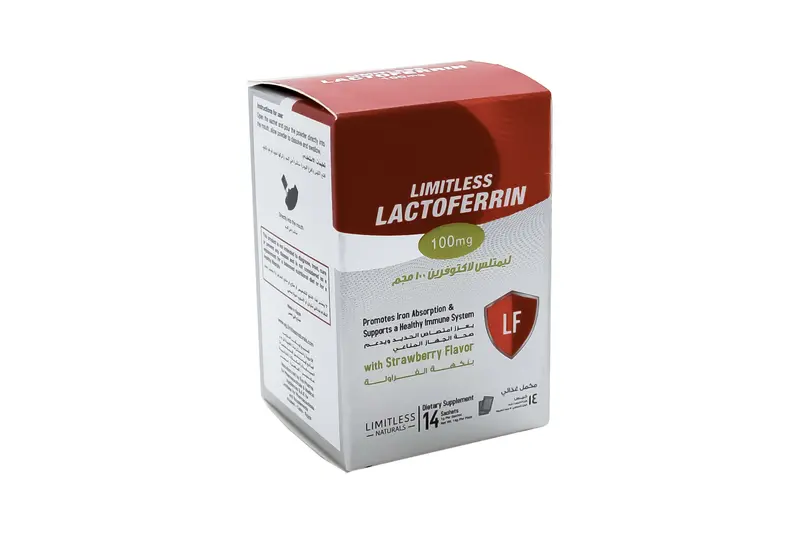 Limitless Lactoferrin 100 Mg Strawberry 14 Sachets