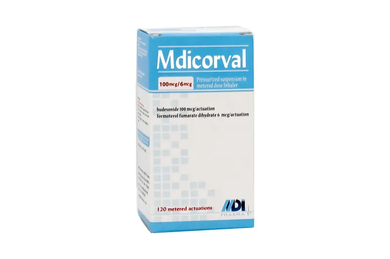 Mdicorval 100/6 MCG 120 جرعة بخاخة