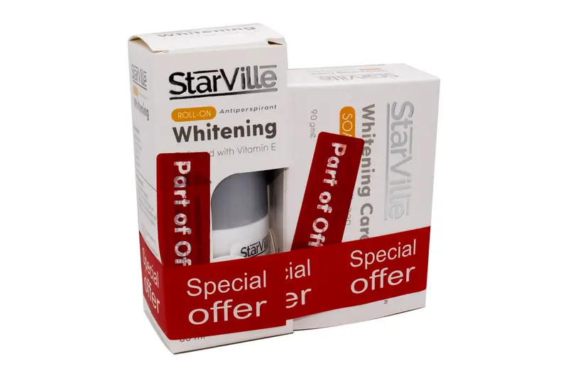 Starville White Roll On 60 Ml + Soap Off