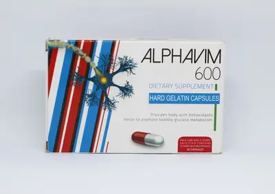 Alphavim 600 Mg 30 Cap