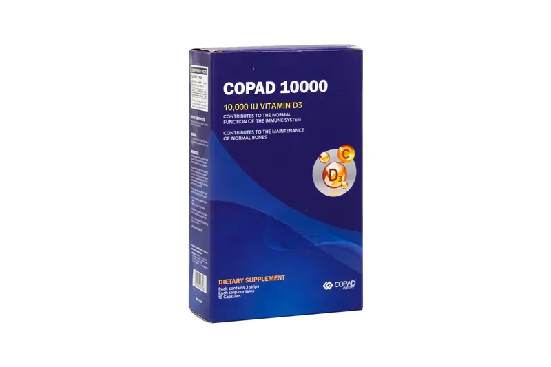 Copad 10.000 IU Vitamin D3 30 Cap