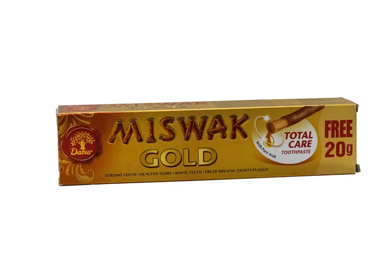 Dabur Miswak Gold T.Paste 120+20 Gm Off