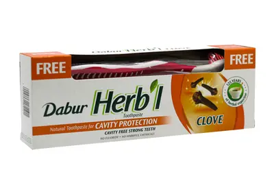 Dabur Herbal Clove T.Paste 140 Ml+Brush Off