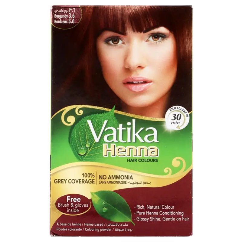 Vatika Henna (3.6) Natural Burgundy
